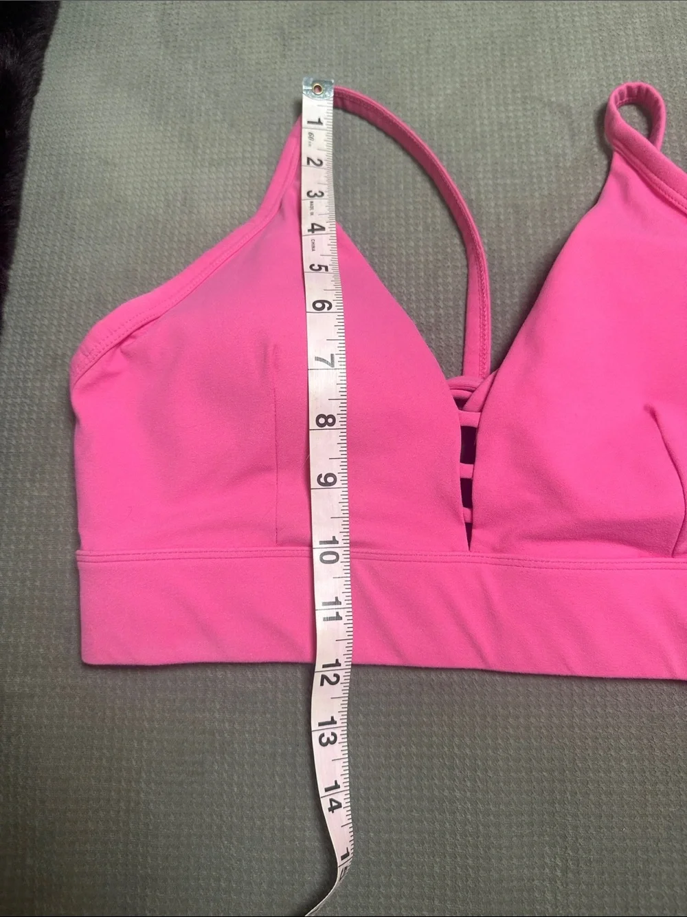 Sweaty Betty Pink Longline Sports Bra | Medium | Strappy Back | Medium Support